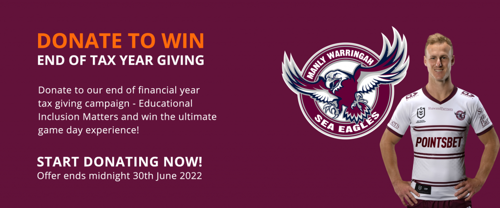 Donate to Burdekin and win a Manly Warringah Sea Eagles ultimate match day experience!