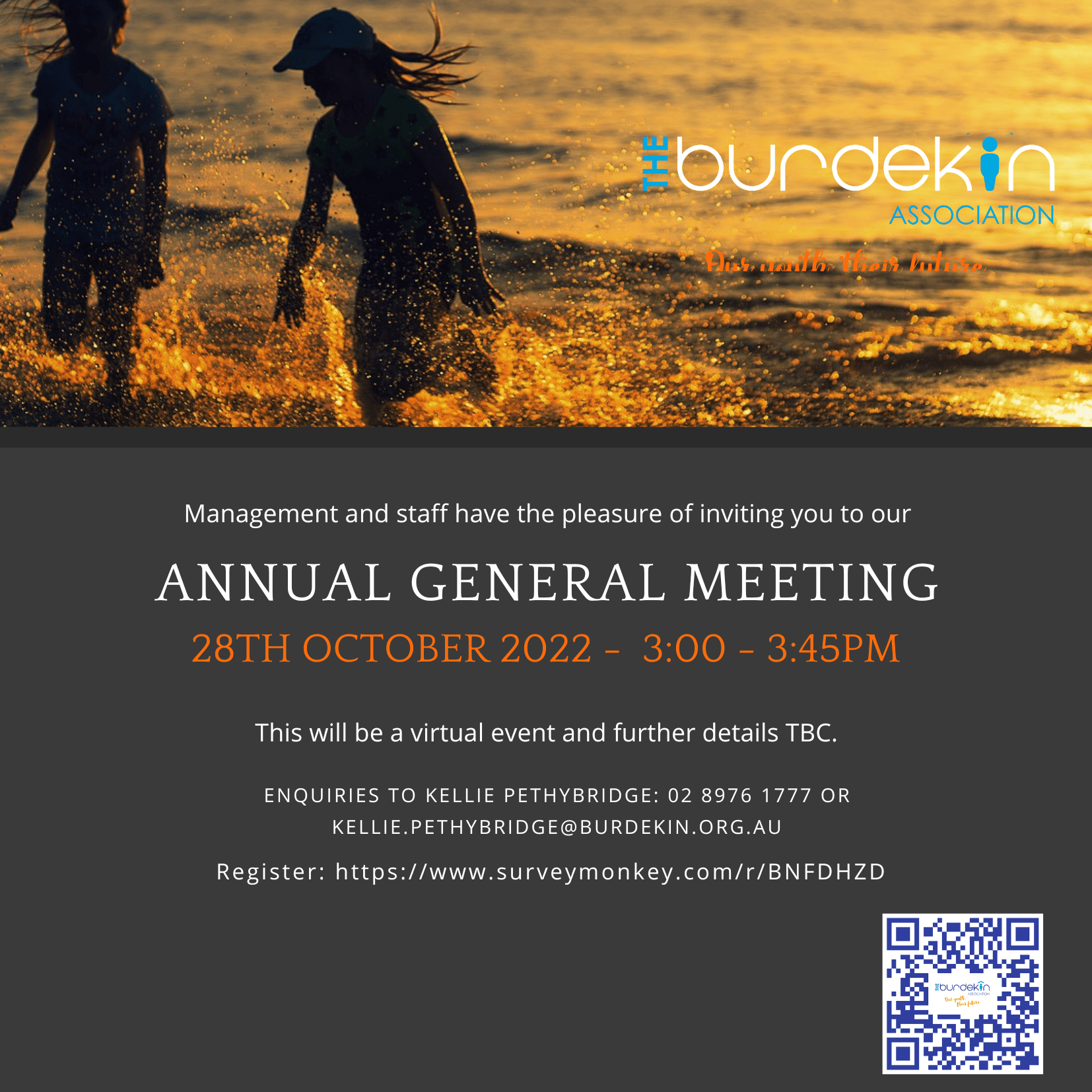 Join us for our AGM in October