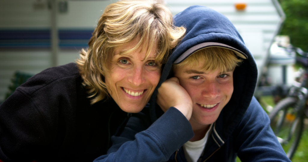 Foster Care - Foster Carer with teenage boy.