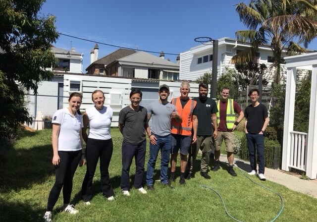 Staff from Stockland and ReLove assisted with the renovation and refurbishment of the property in Manly